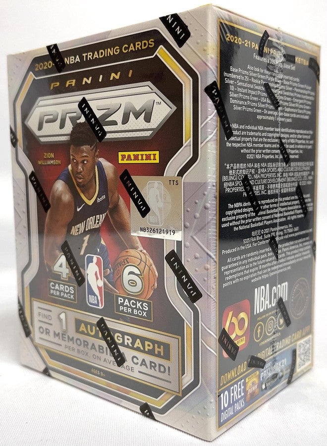 Panini 2020/21 Panini Prizm NBA Basketball Blaster Box 6 Packs Per Box Factory Sealed Box - Image 2
